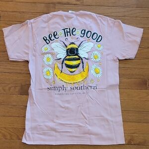 Simply Southern Pink Bee Graphic T-Shirt